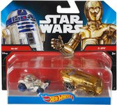 Star Wars R2-D2 VS. C-3PO – Hot Wheels 1:64 Modelauto - Schaalmodel - Miniatuurauto - Model auto