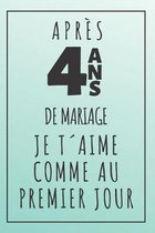 Noces De Cire, Carnet De Notes: Id�e Cadeau Original Et Utile Pour C�l�brer 4 Ans De Mariage, Pour Elle Ou Pour Lui