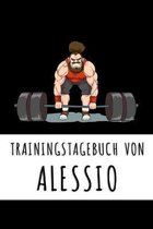 Trainingstagebuch von Alessio: Personalisierter Tagesplaner für dein Fitness- und Krafttraing im Fitnessstudio oder Zuhause