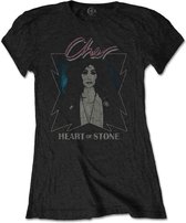 Cher Dames Tshirt -XL- Heart Of Stone Zwart