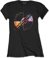 Pink Floyd Dames Tshirt -L- Machine Greeting Orange Zwart