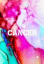 Cancer: 7x10 wide ruled notebook: fun Birthday Gift for Cancer zodiac astrology sign