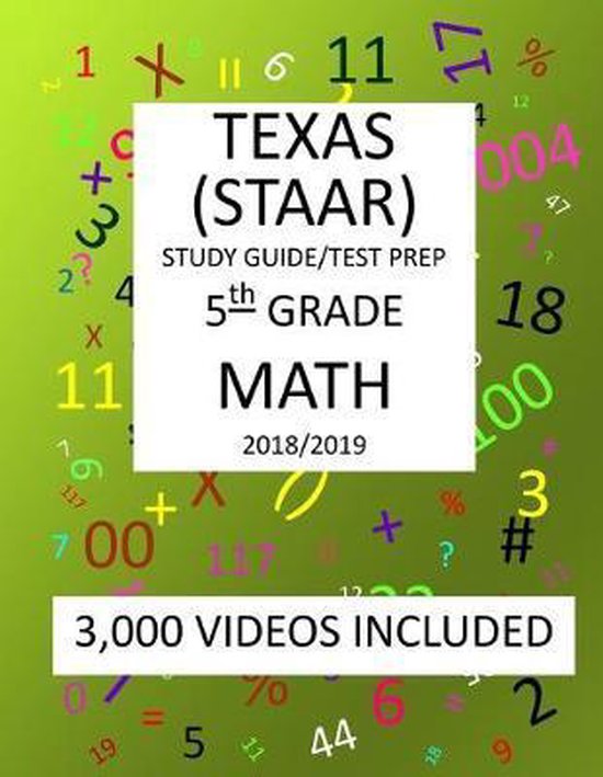 5th Grade TEXAS STAAR, MATH 9781726470186 Mark Shannon Boeken
