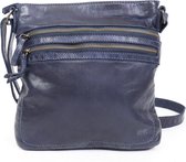 Bear Design Luna Leren Schoudertas - Blauw