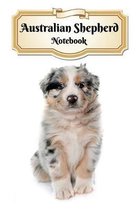 Australian Shepherd Notebook: Puppy - Composition Book 150 pages 6 x 9 in. - 5x5mm Graph Paper - Writing Notebook - Grid Paper - Soft Cover - Drawin