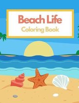 Beach Life Coloring Book