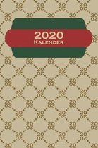 Edler goldener Luxus Kalender 2020