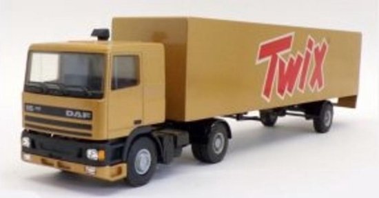 Bezet hoekpunt Specialiseren Twix DAF Truck met trailer – Lion Toys 1:50 | bol.com