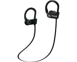 TwinQ Draadloze In-ear Bluetooth Sport Oordopjes - Voor hardlopen of fitness - Zwart
