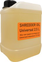 2,5 LITER Papierversnipperaar olie - Papiervernietiger olie - Shredder oil  - Universeel - Smeerolie - Navulling