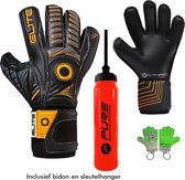 Elite – Combat 20 - Keepershandschoenen - inclusief Keepersbidon & Elite Andalucia sleutelhanger - maat 5 - voetbal keepershandschoenen - keepershandschoen - Goalkeeper handschoen