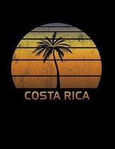 Costa Rica: Notebook Lined Wide Ruled Paper For Taking Notes. Stylish Journal Diary 8.5 x 11 Inch Soft Cover. For Home, Work Or Sc