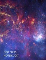 Dot Grid Notebook: 100 Dot Grid pages ( Space )