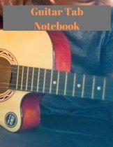 Guitar Tab Notebook: A4 Guitar Tabular Notebook with 6 chord shapes per page