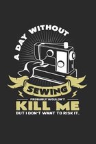 A day without sewing: 6x9 Sewing Machine - grid - squared paper - notebook - notes