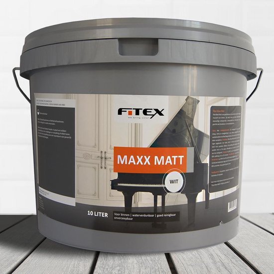 FitexMuurverfMaxx MattRal 9002 Grijswit 2,5 liter