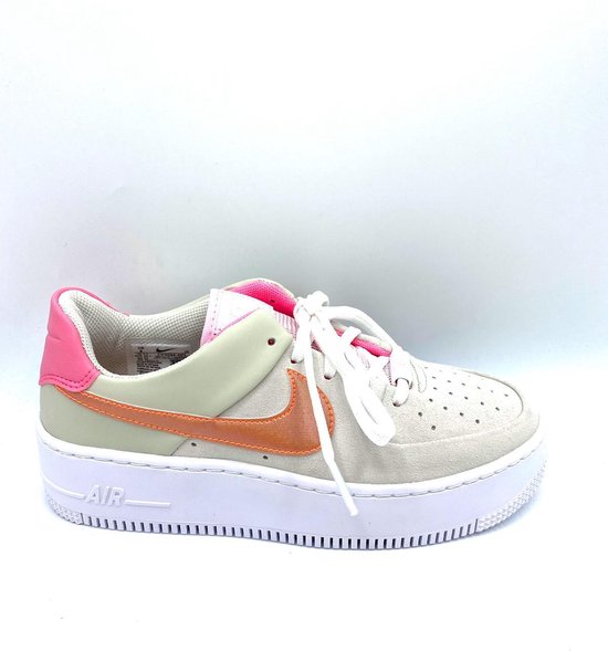 Nike Wmns Nike Af1 Sage Low (Wit) - Sneakers chez Sarenza (426143)