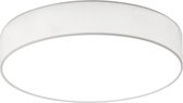 LED Plafondlamp - Plafondverlichting - Trion Lanago - 22W - Warm Wit 3000K - Rond - Mat Wit - Aluminium - BSE