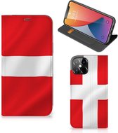 Telefoon Hoesje iPhone 12 Pro Max Book Case Deense Vlag