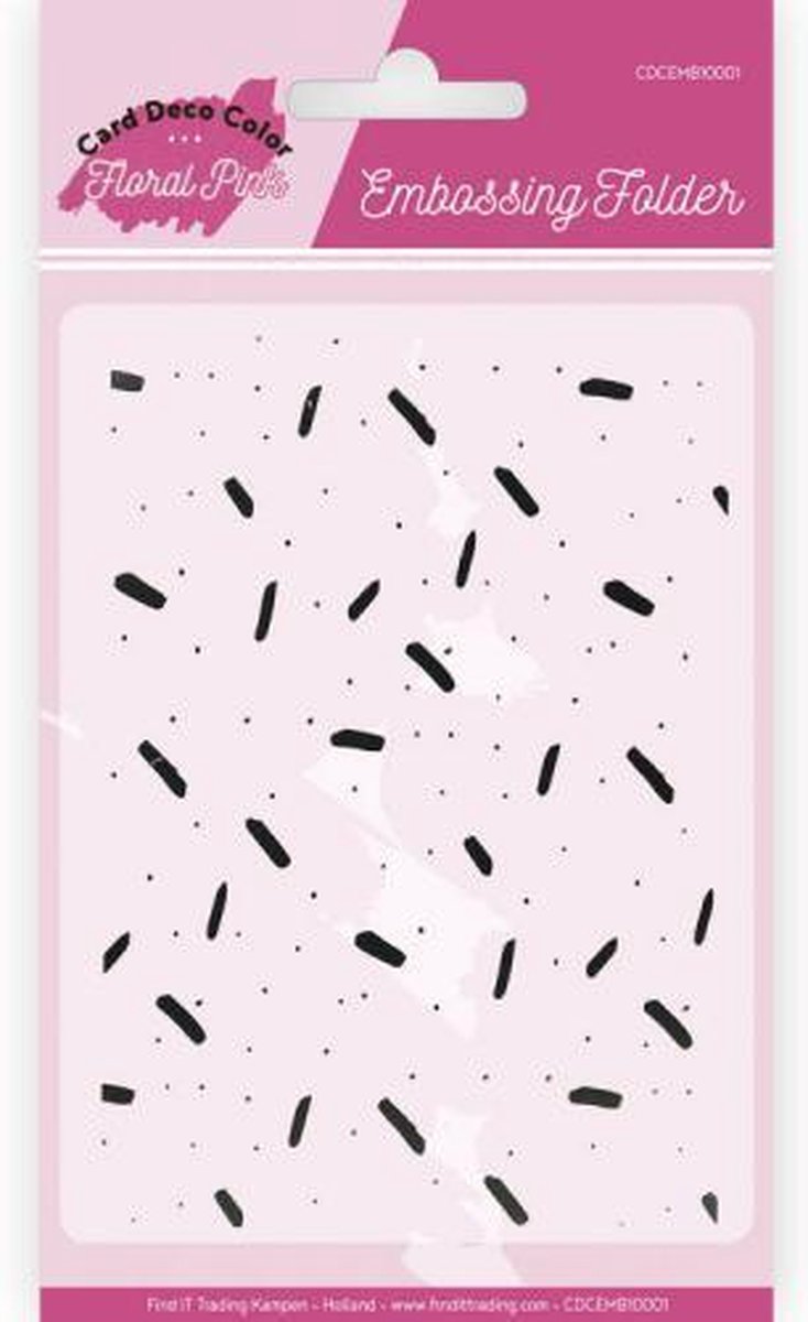 Embossing Folder - Floral Pink van Card Deco Color