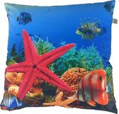 Dutch Decor sierkussenhoes oceaan JETSKE - Mulitcolor - 45 x 45 cm - Polyester - Vierkant