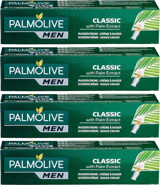 Palmolive Men Scheercrème Classic Palm extract - 4 x 100 ml