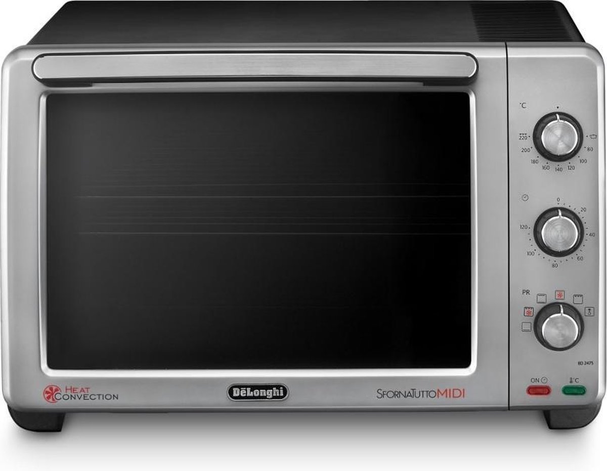 De’Longhi EO24752 grill-oven 24 l Zwart, Zilver