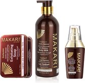 Makari Active Intense Exclusive Body Milk Soap and Serum set