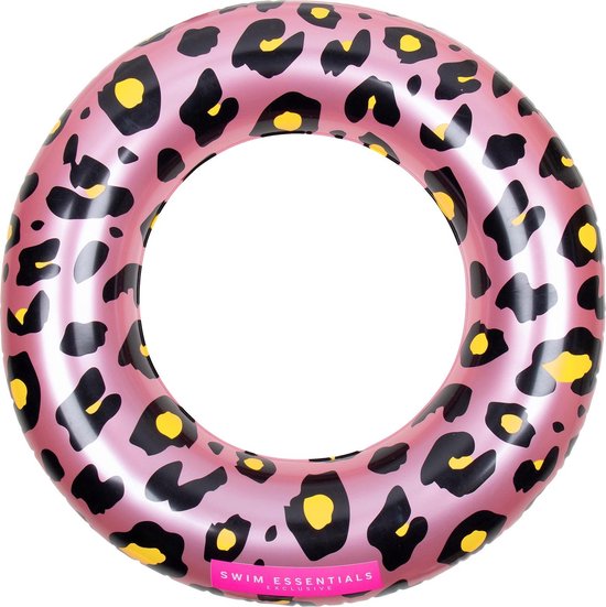 Worstelen blok opleggen Swim Essentials Kinderzwemband Rosé gouden Panterprint | bol.com