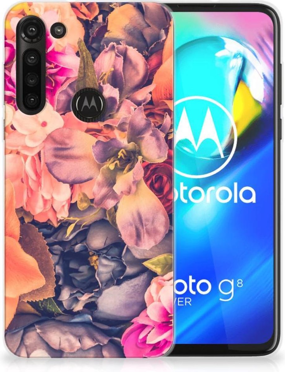 Motorola Moto G8 Power TPU Case Bosje Bloemen