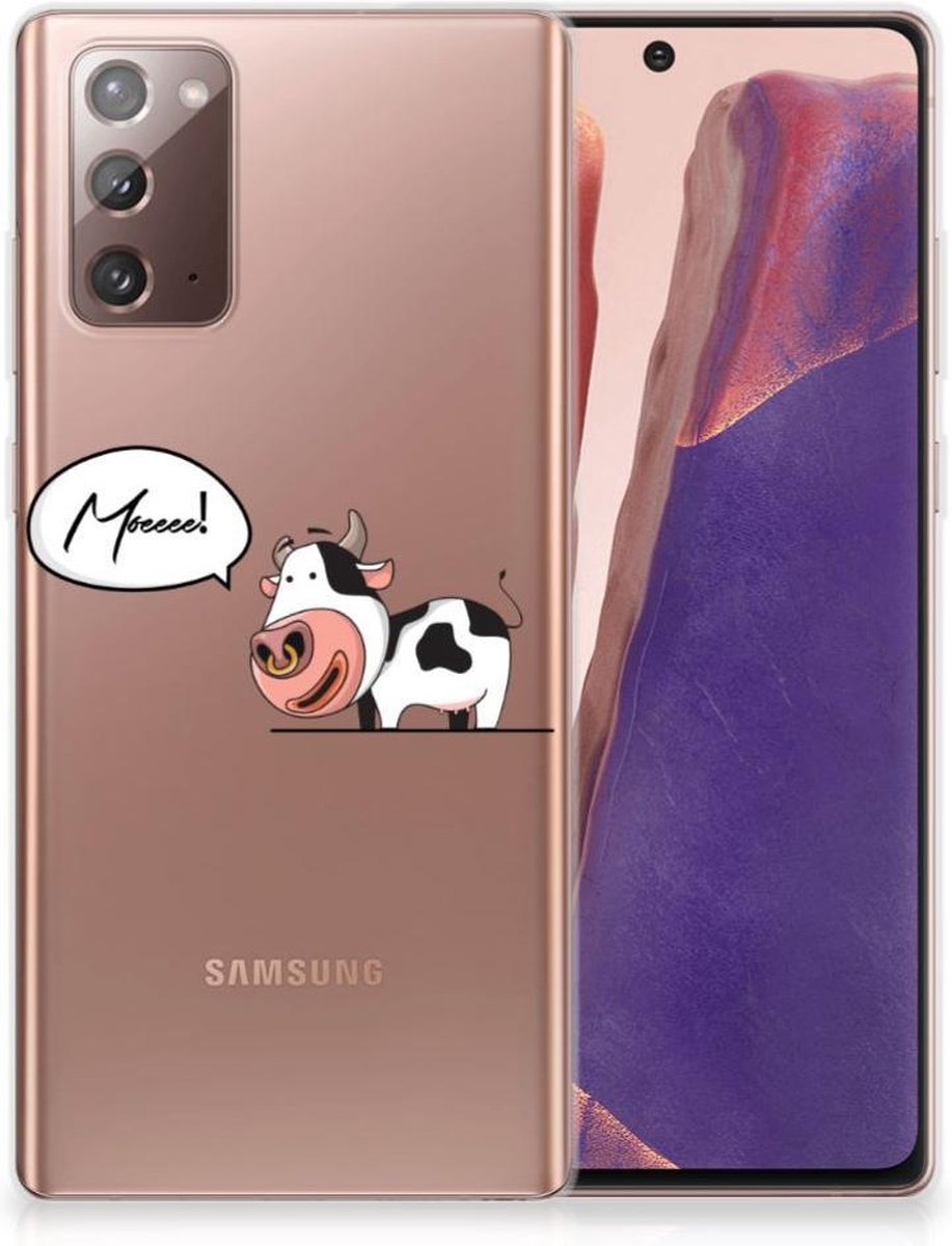 Samsung Note 20 Telefoonhoesje met Naam Cheeky Cow