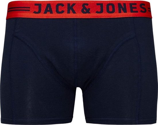 Jack & Jones - Sense Boxershorts Navy Blauw / Blauw / Grijs Melange - S