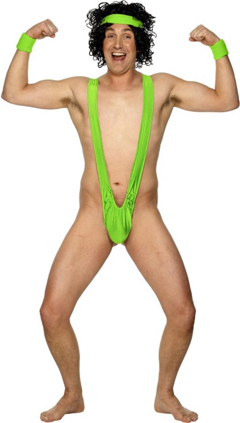 Borat Mankini groen - onesize  - Official Borat merchandise