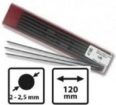 KOH-I-NOOR 3H Grade Graphite Lead for 2mm Diameter 120mm Mechanical Pencil