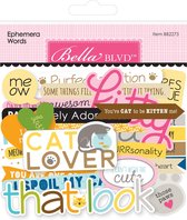 Bella BLVD Chloe Ephemera Words (103pcs) (BB2273)