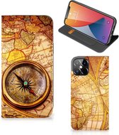 Magnet Case Geschikt voor iPhone12 Pro Max Smart Cover Hoesje Kompas
