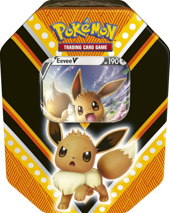 weten Zwakheid Riskant Pokémon V Powers Tin Eevee- Pokémon Kaarten | Games | bol.com