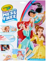 Crayola - Disneyprinsessen - Wonderkleurboek met 5 Wonderkleurstiften