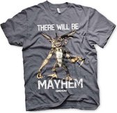 Gremlins Heren Tshirt -L- There Will Be Mayhem Grijs