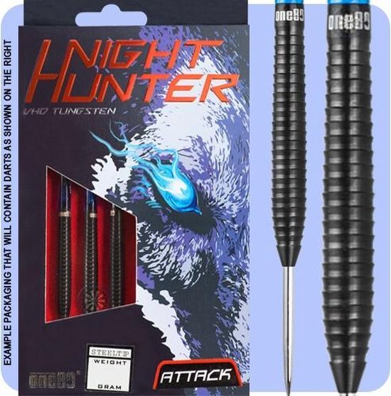 Thumbnail van een extra afbeelding van het spel Dartpijlen One80  Night Hunter VHD Attack 24 gram