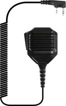 Hoornie - IP67 Waterproof Speaker Microfoon voor Kenwood & BaoFeng met Kevlar kabel