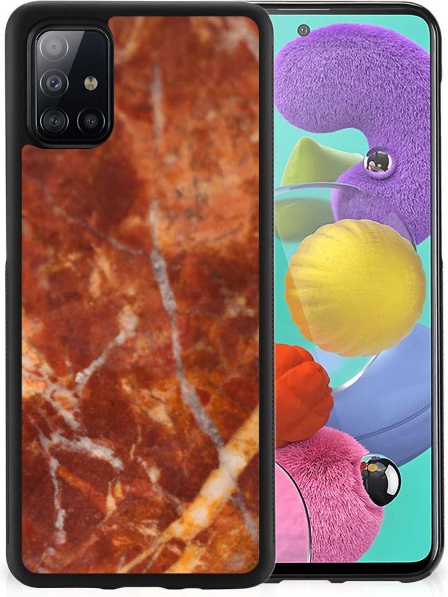 Samsung Galaxy A51 Gripcase Marmer Bruin