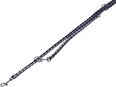 Nobby trainingslijn corda zwart grijs  200 x 1,2 cm