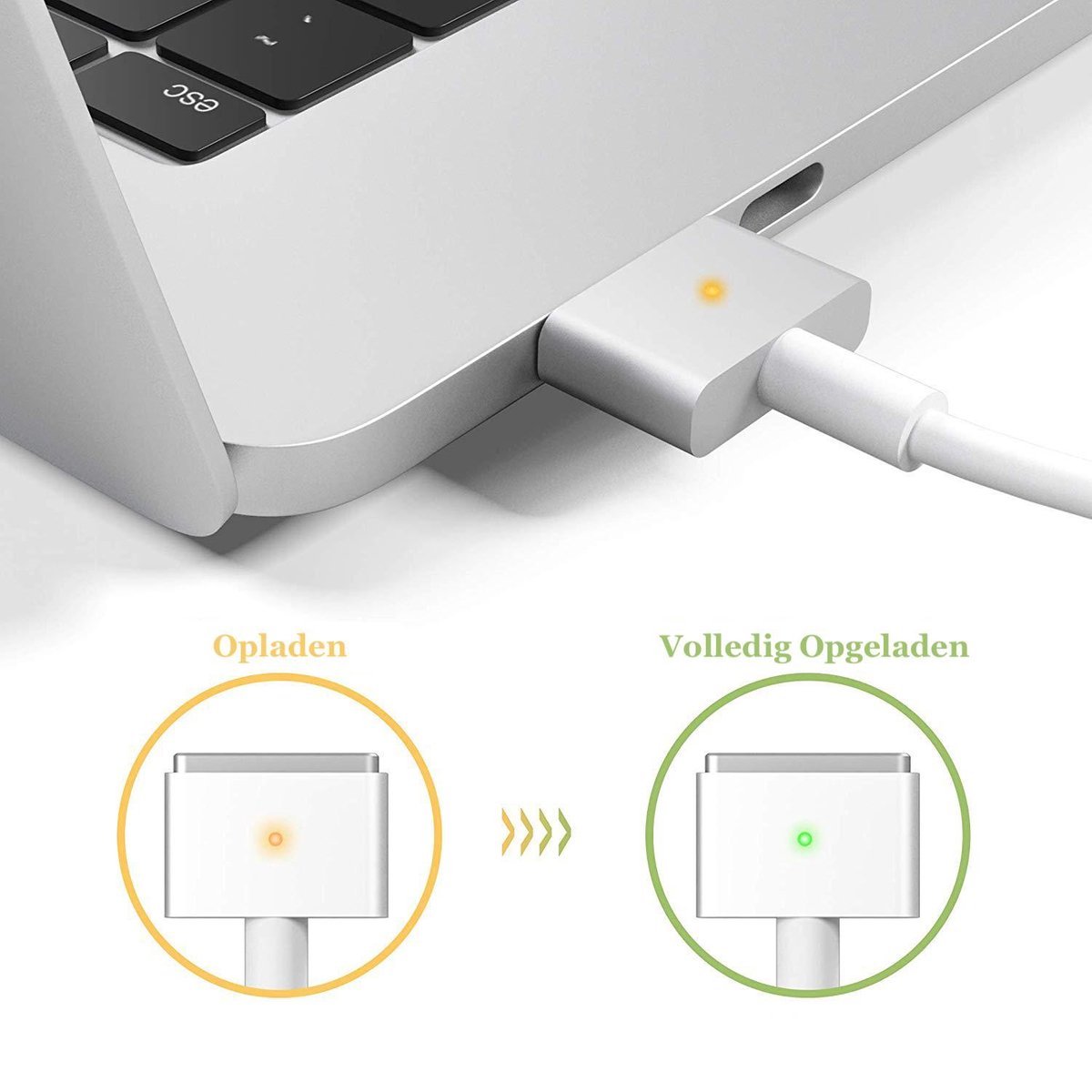 Power secteur Eisenz M 85W Chargeur Magsafe 2 Mackbook, Convient pour MacBook  Pro 15