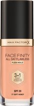Bol.com Max Factor Facefinity All Day Flawless 3-in-1 Liquid Foundation - 077 Soft Honey aanbieding