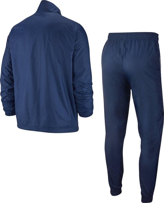 Survêtement Nike Nsw Ce Trk Suit Wvn Basic Homme - Bleu Nuit Marine / Blanc  / (Blanc)... | bol.com