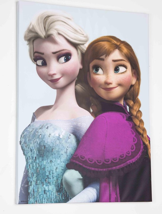 Disney Frozen - Peinture sur toile - Elsa & Anna - 50x70 cm