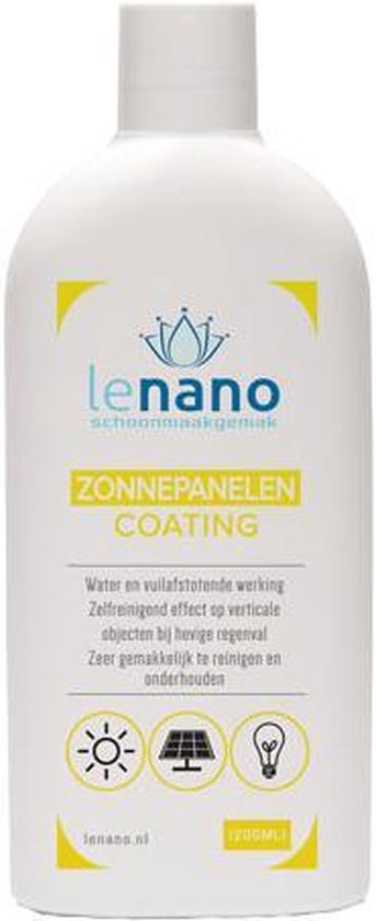 Lenano Zonnepanelen coating (200ml) – Nano coating zonnepanelen –  Reiniging... | bol.com
