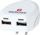 Skross USB reisadapter voor Verenigde Staten