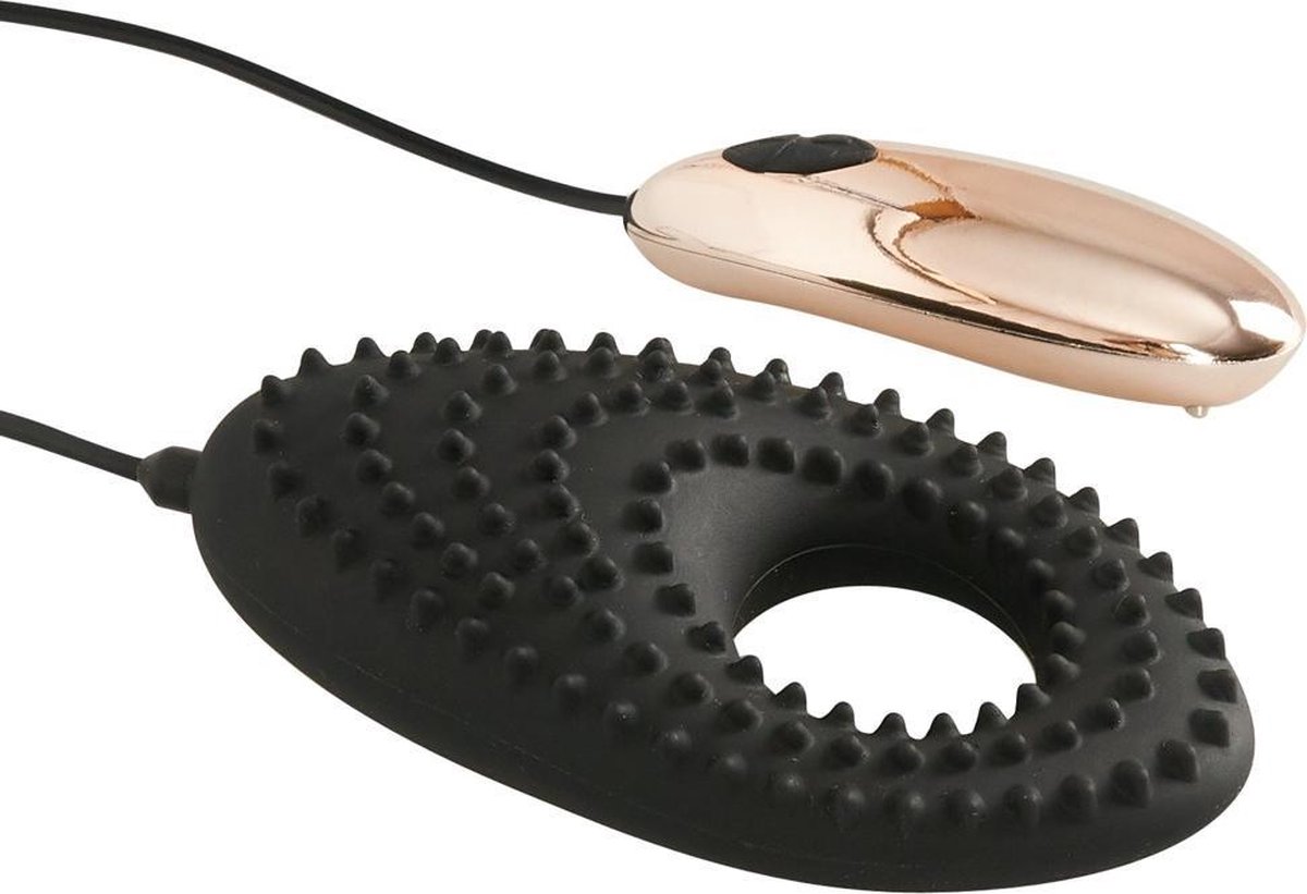 Goedkoopste You2Toys – Couple’s Cushion Koppel Cockring met Stimulatie Noppen Oplaadbaar – 12.5 cm -Zwart